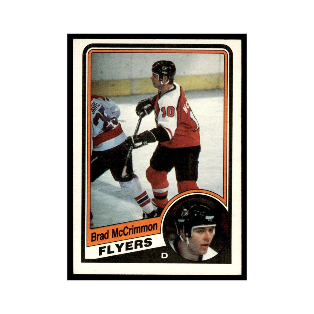 Brad McCrimmon 1984 O-Pee-Chee #164 Philadelphia Flyers Hockey Card EX