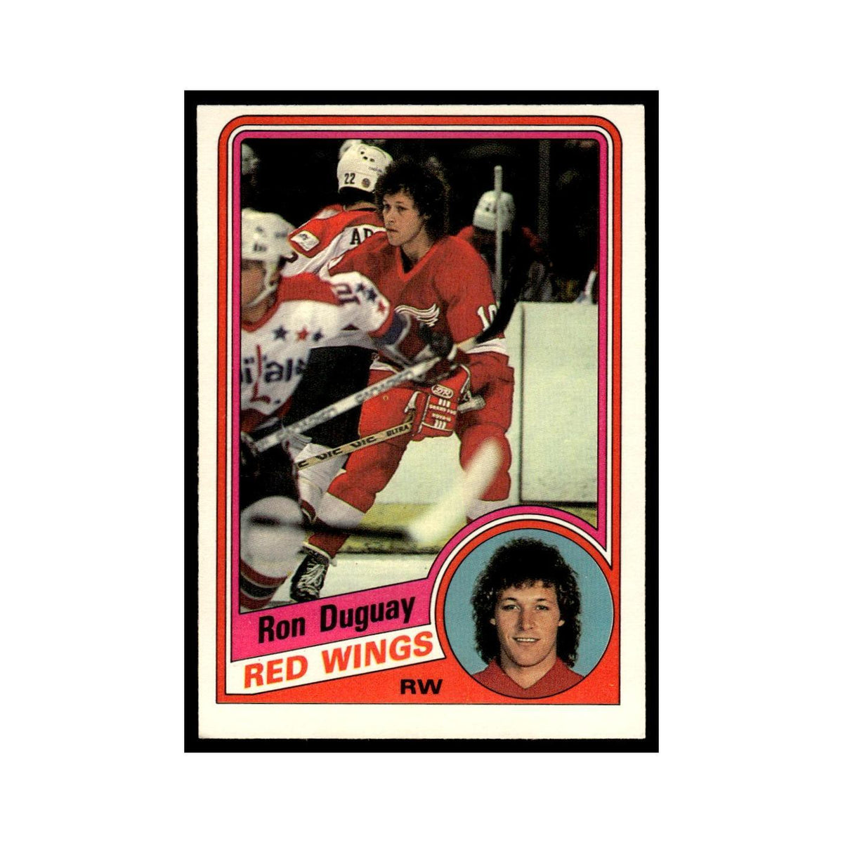 Ron Duguay 1984 O-Pee-Chee #52 Detroit Red Wings Hockey Card EX