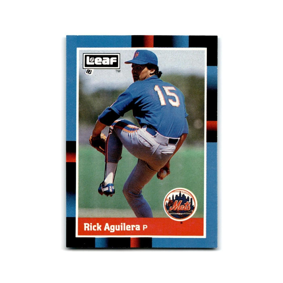 Rick Aguilera 1988 Leaf #231 New York Mets Baseball Card NM