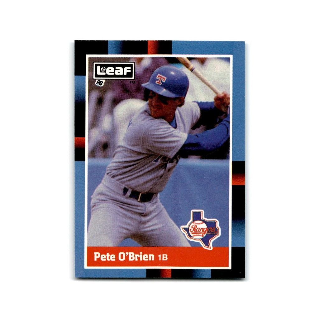Pete O'Brien 1988 Leaf #132 Texas Rangers Baseball Card NM