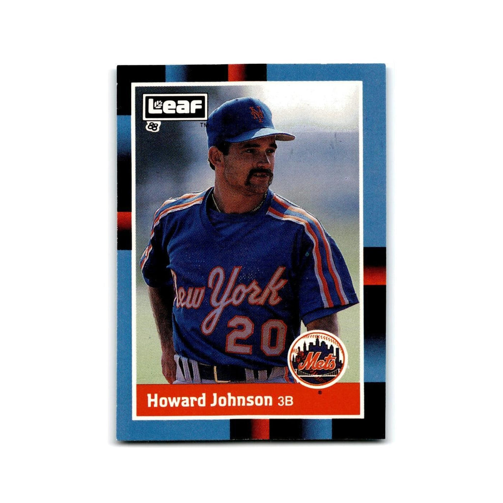 Howard Johnson 1988 Leaf #238 New York Mets Baseball Card NM