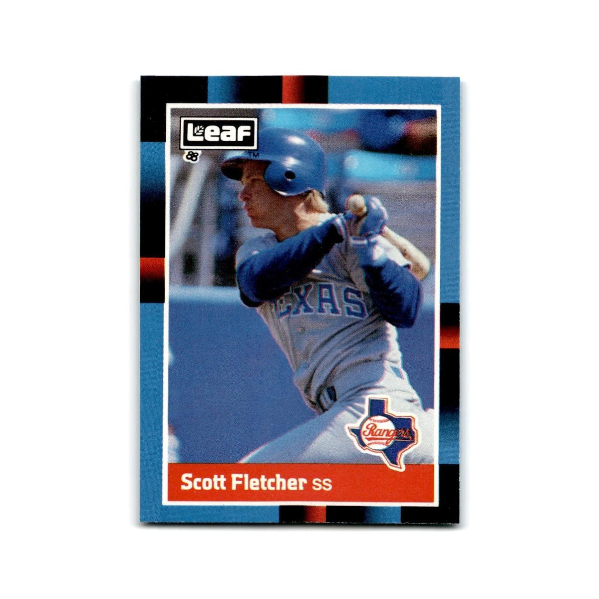 Scott Fletcher 1988 Leaf #155 Texas Rangers Baseball Card NM