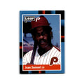 Juan Samuel 1988 Leaf #146 Philadelphia Phillies Baseball Card NM