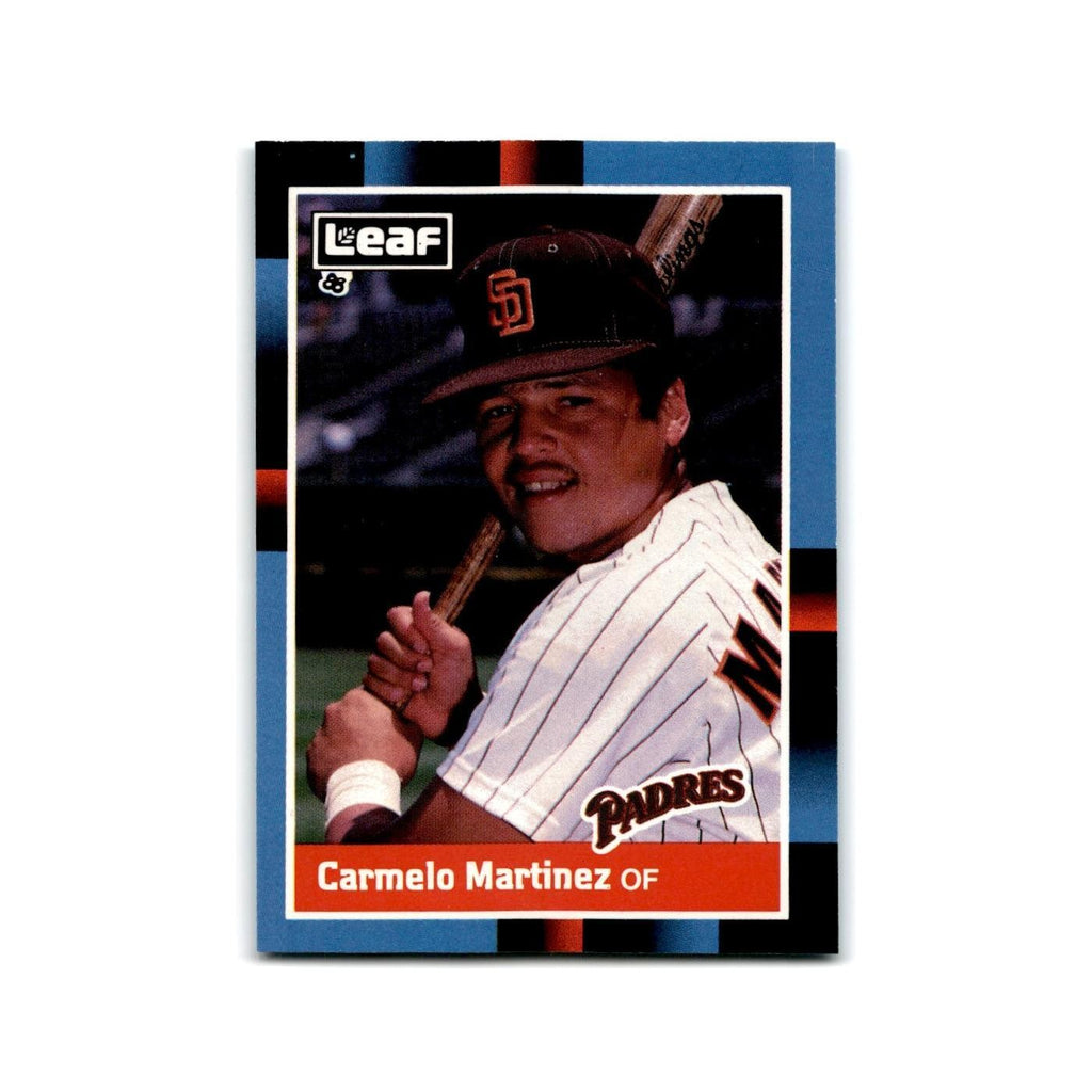 Carmelo Martinez 1988 Leaf #142 San Diego Padres Baseball Card NM