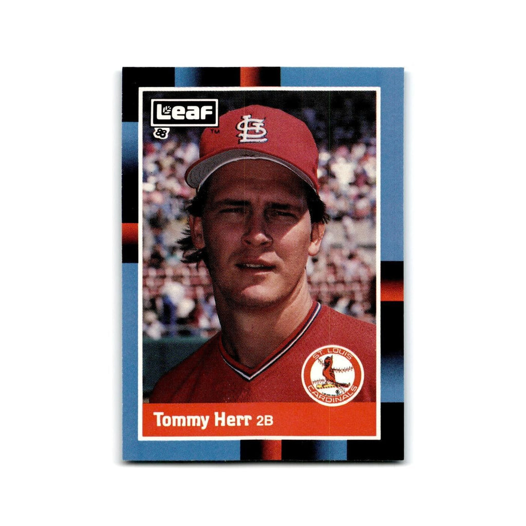 Tommy Herr 1988 Leaf #201 St. Louis Cardinals Baseball Card NM