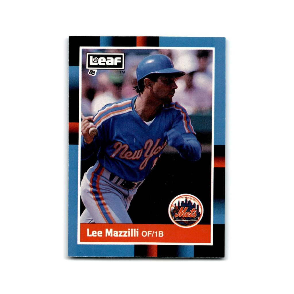 Lee Mazzilli 1988 Leaf #223 New York Mets Baseball Card NM