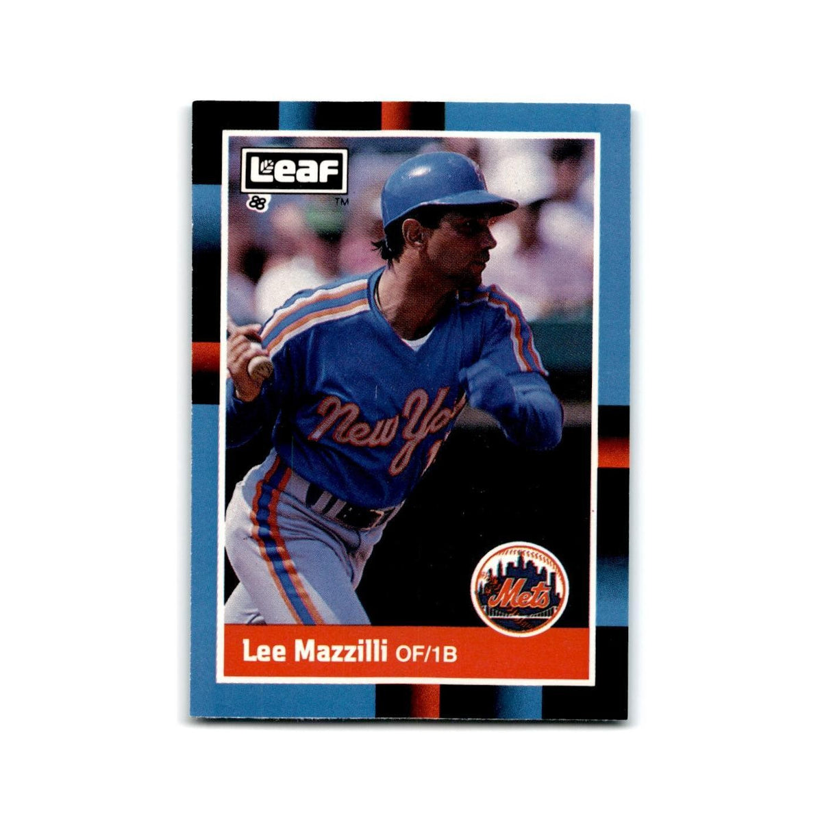 Lee Mazzilli 1988 Leaf #223 New York Mets Baseball Card NM