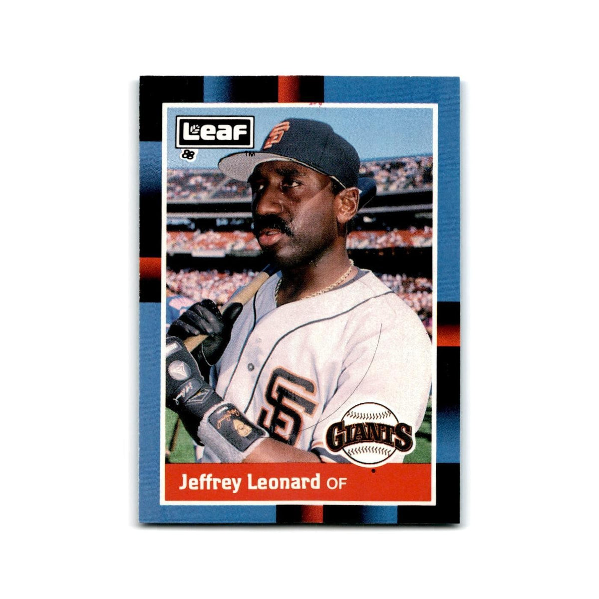 Jeffrey Leonard 1988 Leaf #118 San Francisco Giants Baseball Card NM