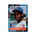 Oddibe McDowell 1988 Leaf #154 Texas Rangers Baseball Card NM