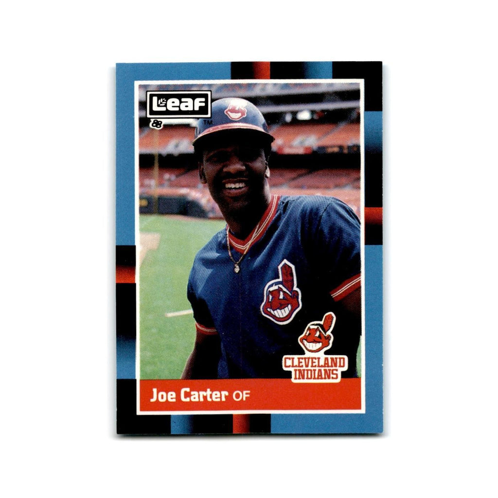 Joe Carter 1988 Leaf #184 Cleveland Indians Baseball Card NM