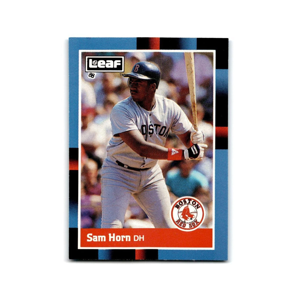 Sam Horn 1988 Leaf #237 Boston Red Sox Baseball Card NM