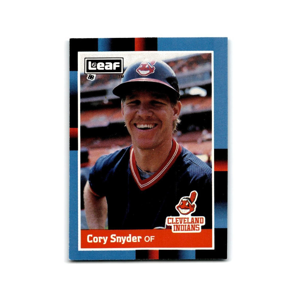Cory Snyder 1988 Leaf #125 Cleveland Indians Baseball Card NM
