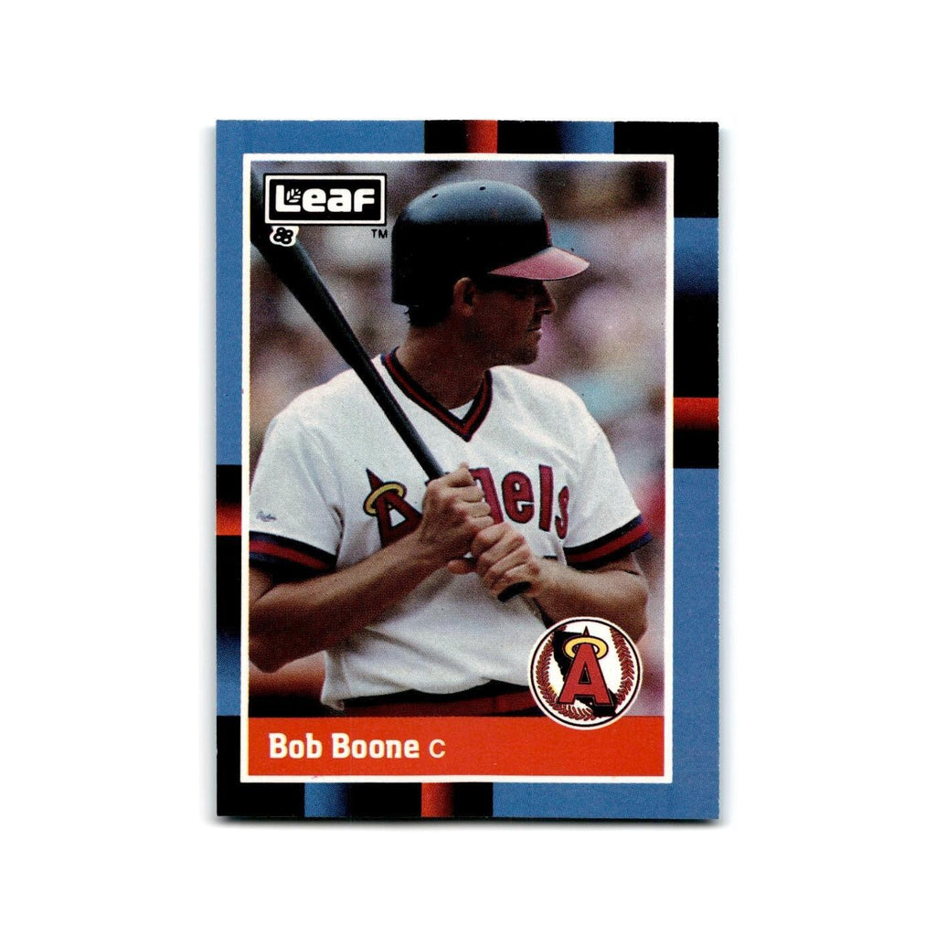 Bob Boone 1988 Leaf #151 California Angels Baseball Card NM