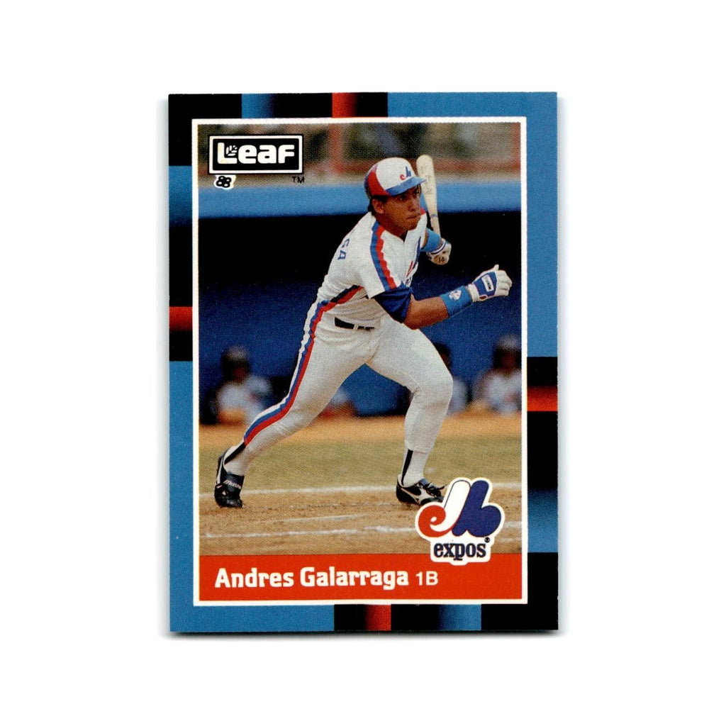 Andres Galarraga 1988 Leaf #121 Montreal Expos Baseball Card NM