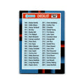 Checklist 188-264 1988 Leaf #NNO Baseball Card NM