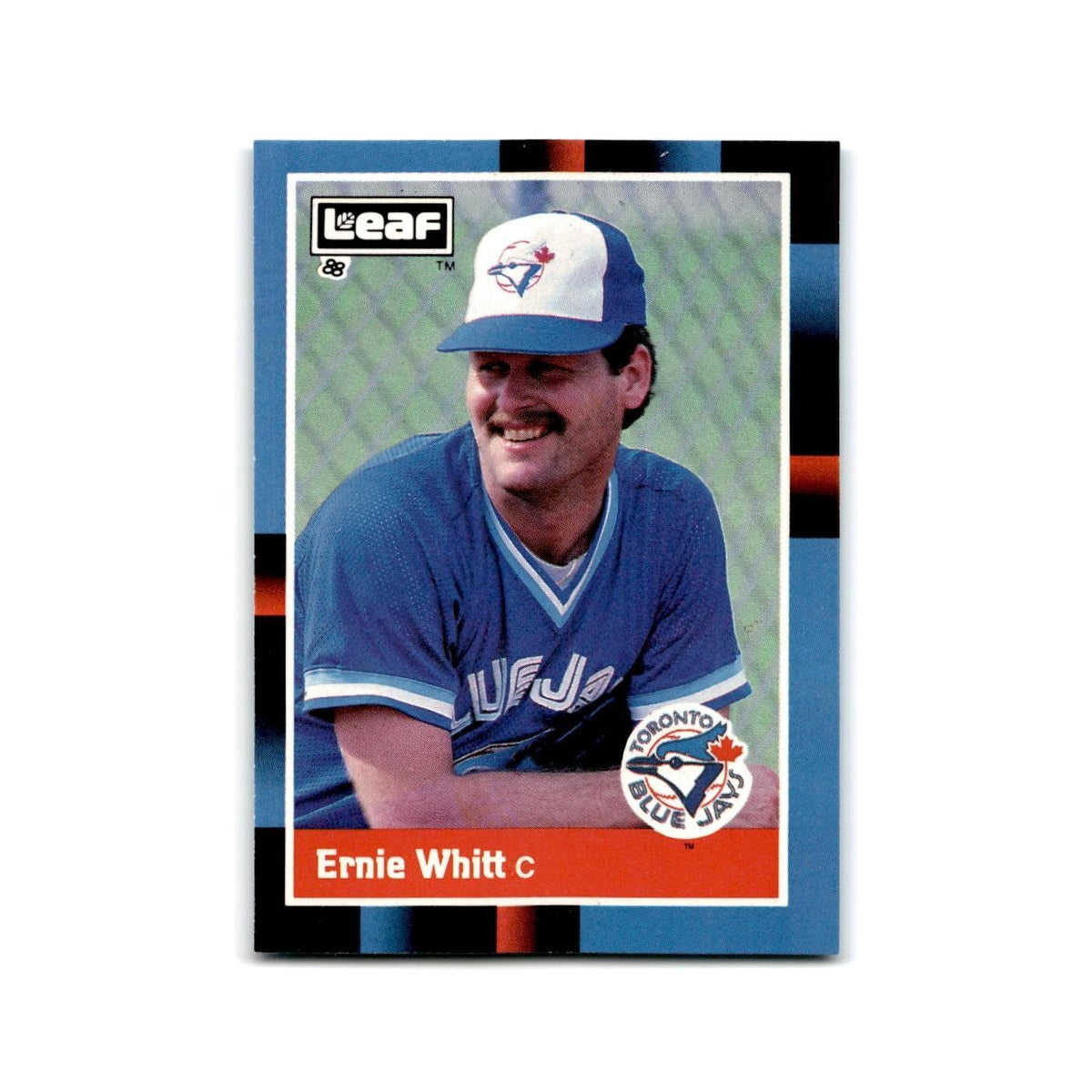 Ernie Whitt 1988 Leaf #250 Toronto Blue Jays Baseball Card NM