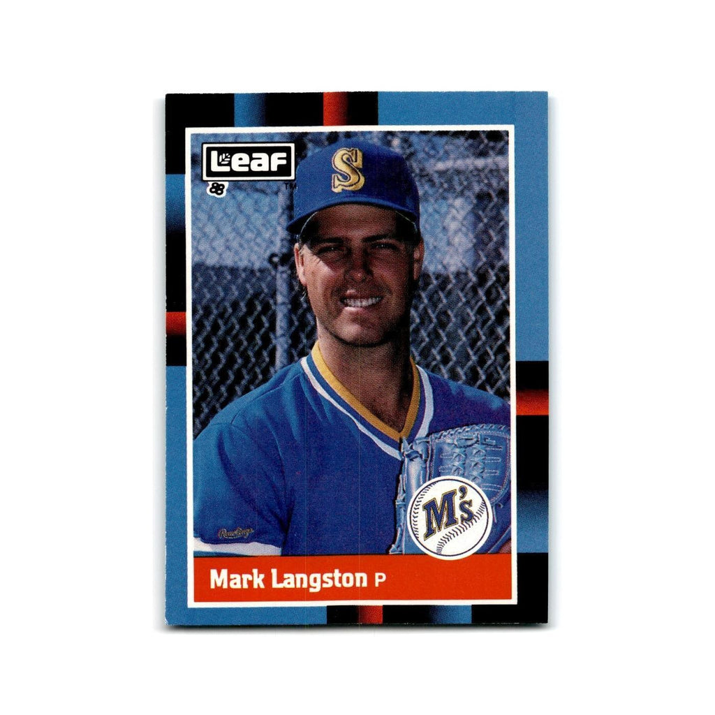 Mark Langston 1988 Leaf #123 Seattle Mariners Baseball Card NM
