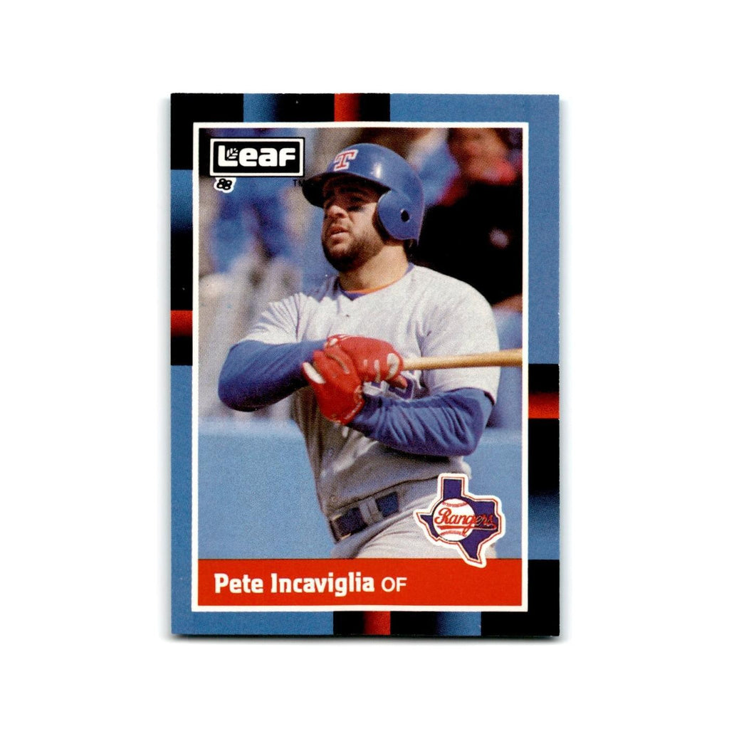 Pete Incaviglia 1988 Leaf #147 Texas Rangers Baseball Card NM