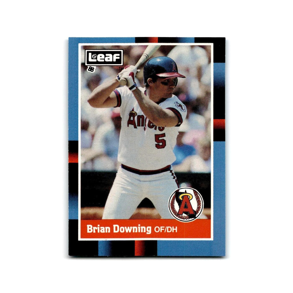 Brian Downing 1988 Leaf #203 California Angels Baseball Card NM