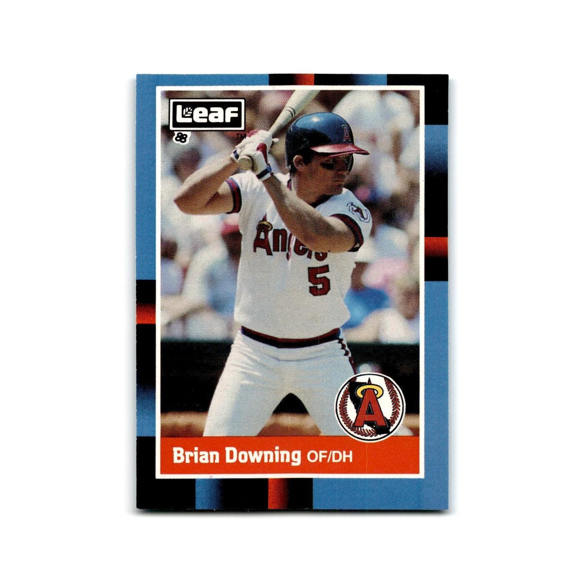 Brian Downing 1988 Leaf #203 California Angels Baseball Card NM