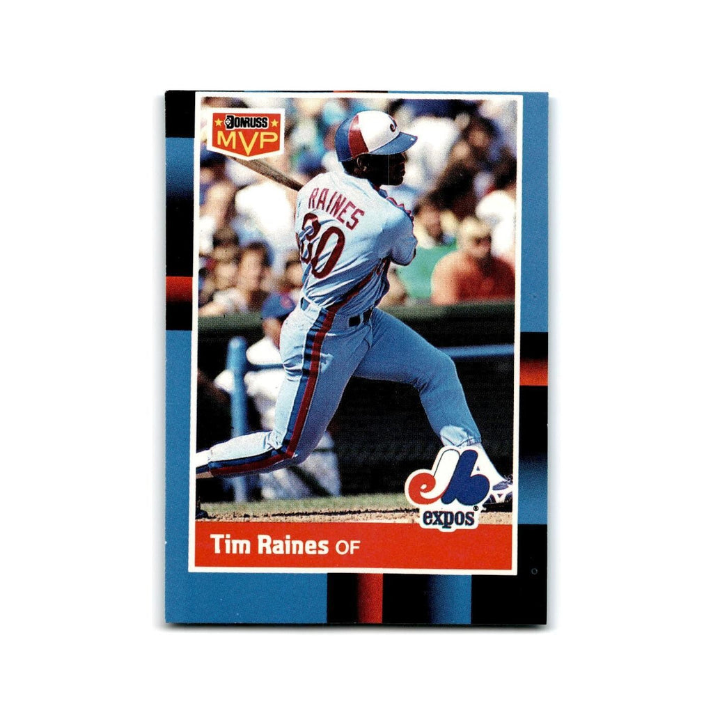 Tim Raines 1988 Leaf #211 Montreal Expos Baseball Card NM