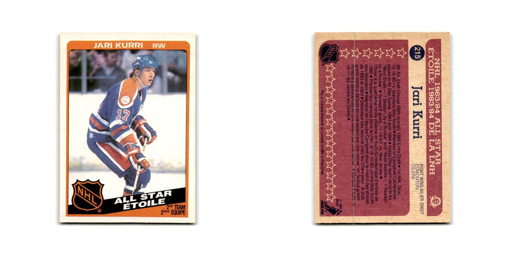 1984 O-Pee-Chee Jari Kurri Edmonton Oilers #215
