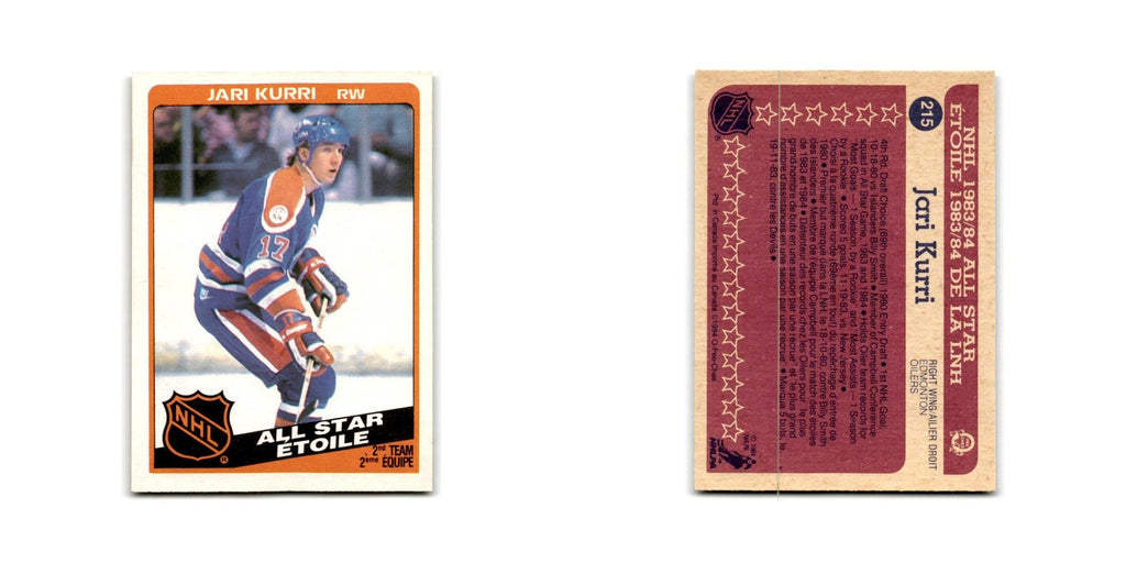 1984 O-Pee-Chee Jari Kurri Edmonton Oilers #215