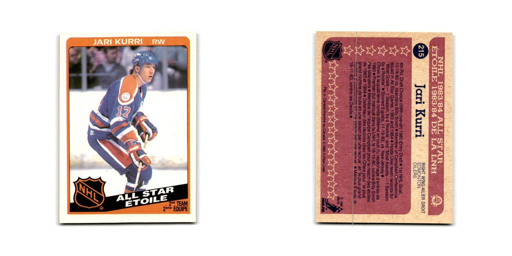 1984 O-Pee-Chee Jari Kurri Edmonton Oilers #215