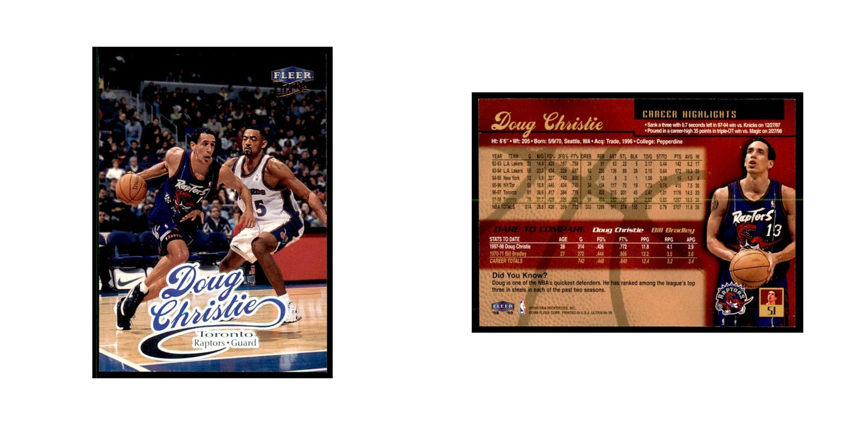 1998 Fleer Ultra Doug Christie Basketball Cards #51.0