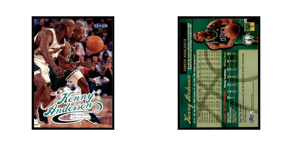 1998 Fleer Ultra Kenny Anderson Basketball Cards #9.0