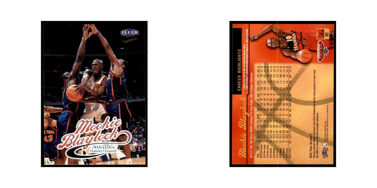 1998 Fleer Ultra Mookie Blaylock Basketball Cards #10.0