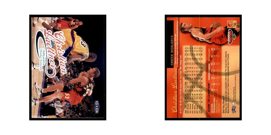 1998 Fleer Ultra Christian Laettner Basketball Cards #56.0