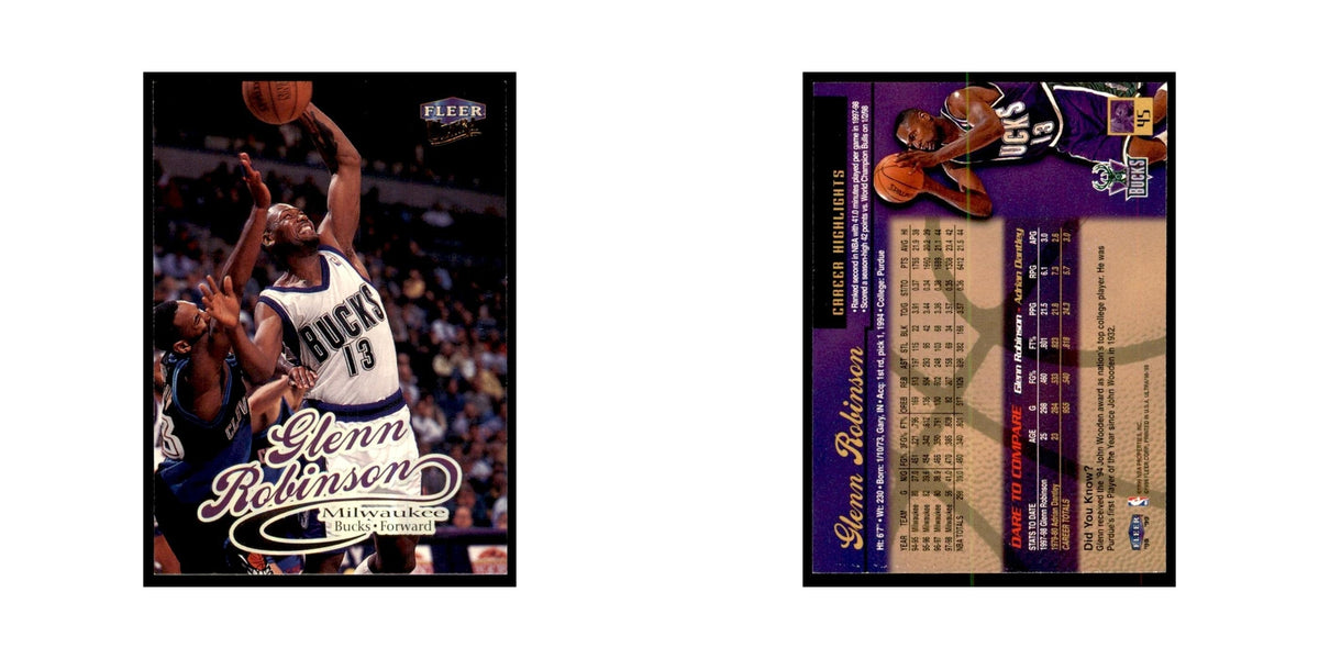 1998 Fleer Ultra Glenn Robinson Basketball Cards #45.0