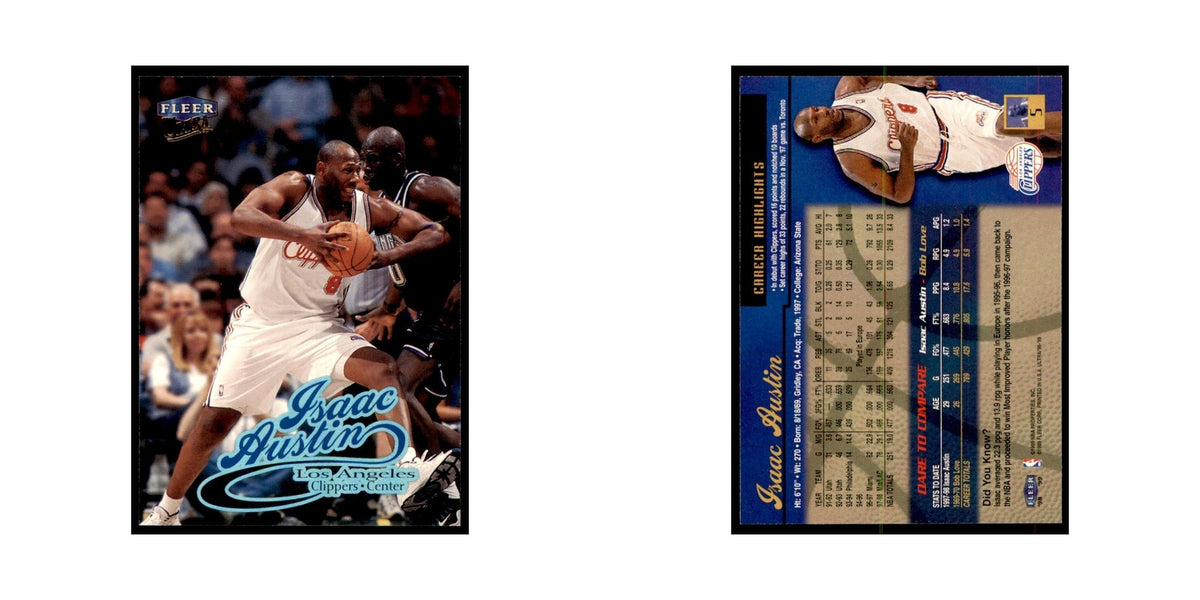 1998 Fleer Ultra Isaac Austin Basketball Cards #5.0