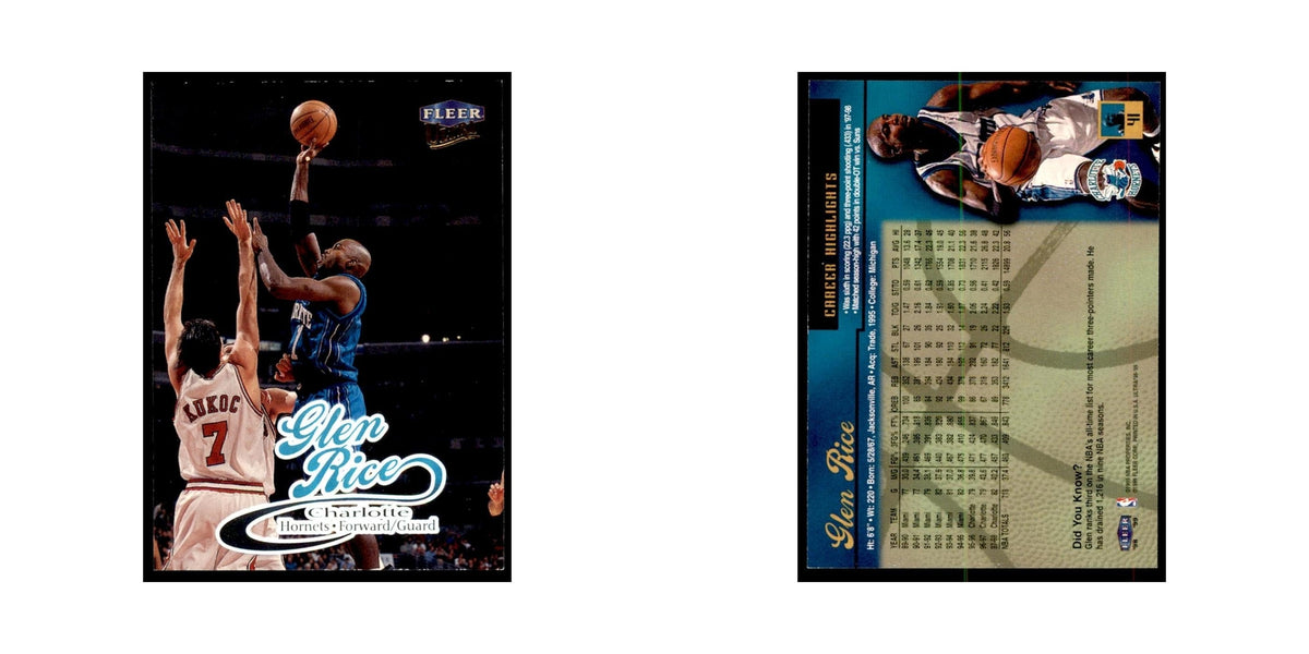 1998 Fleer Ultra Glen Rice Basketball Cards #41.0