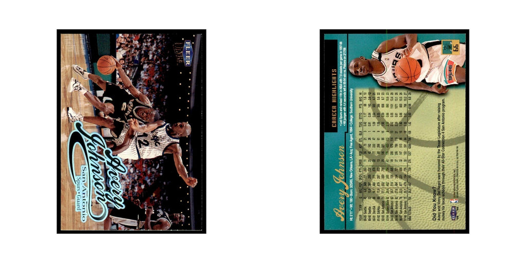 1998 Fleer Ultra Avery Johnson Basketball Cards #66.0