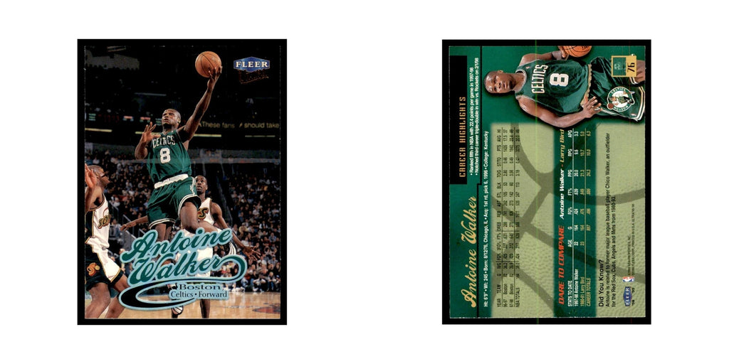 1998 Fleer Ultra Antoine Walker Basketball Cards #76.0
