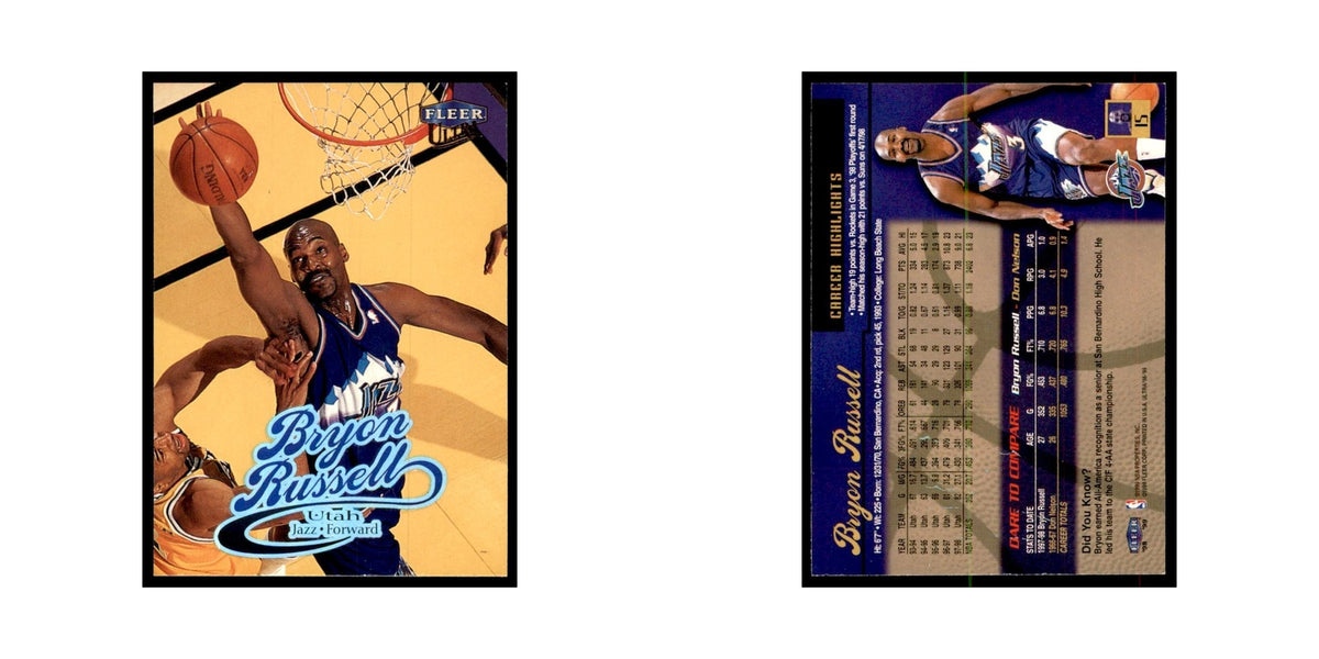 1998 Fleer Ultra Bryon Russell Basketball Cards #15.0