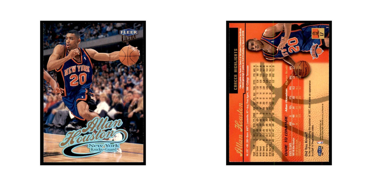 1998 Fleer Ultra Allan Houston Basketball Cards #17.0