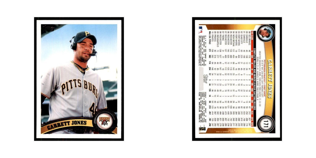 2011 Topps Garrett Jones Baseball Cards #171