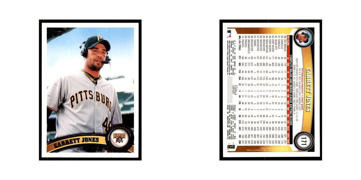 2011 Topps Garrett Jones Baseball Cards #171