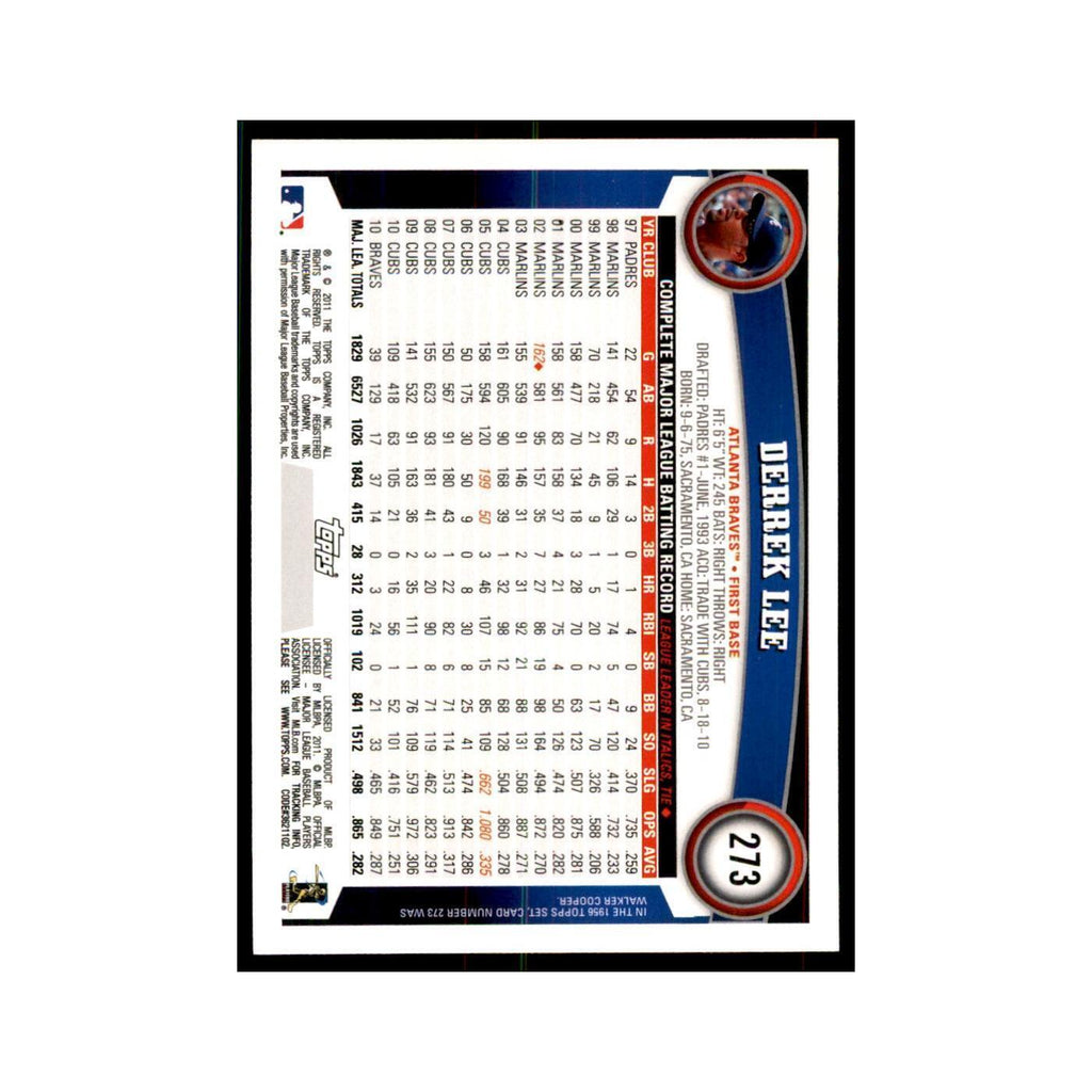 2011 Topps Derrek Lee Baseball Cards #273