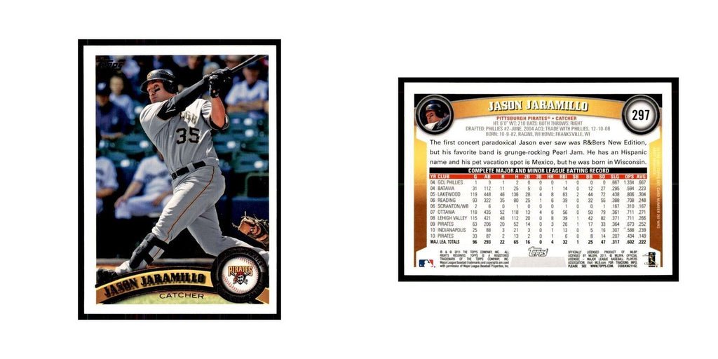 2011 Topps Jason Jaramillo Baseball Cards #297