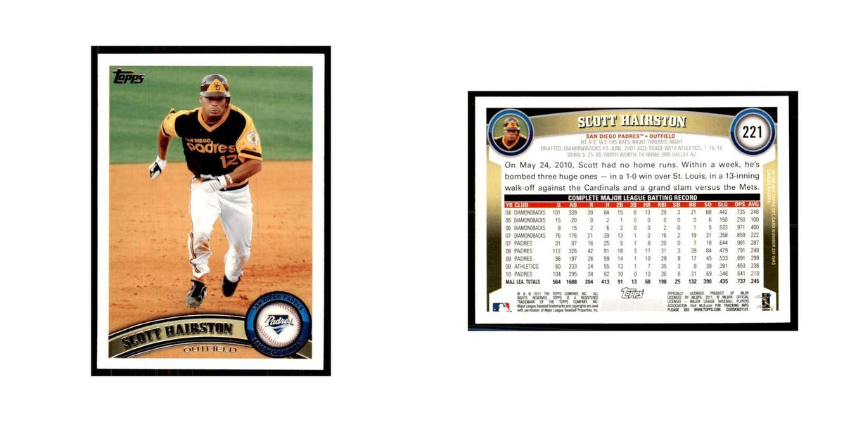 2011 Topps Scott Hairston Baseball Cards #221