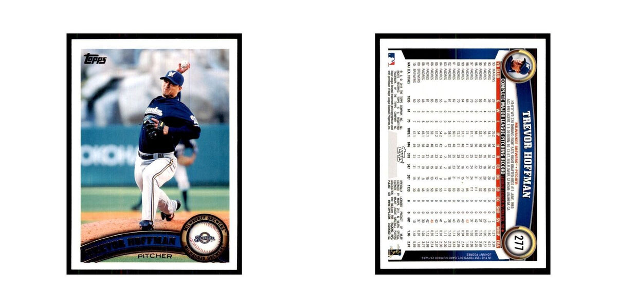 2011 Topps Trevor Hoffman Baseball Cards #277