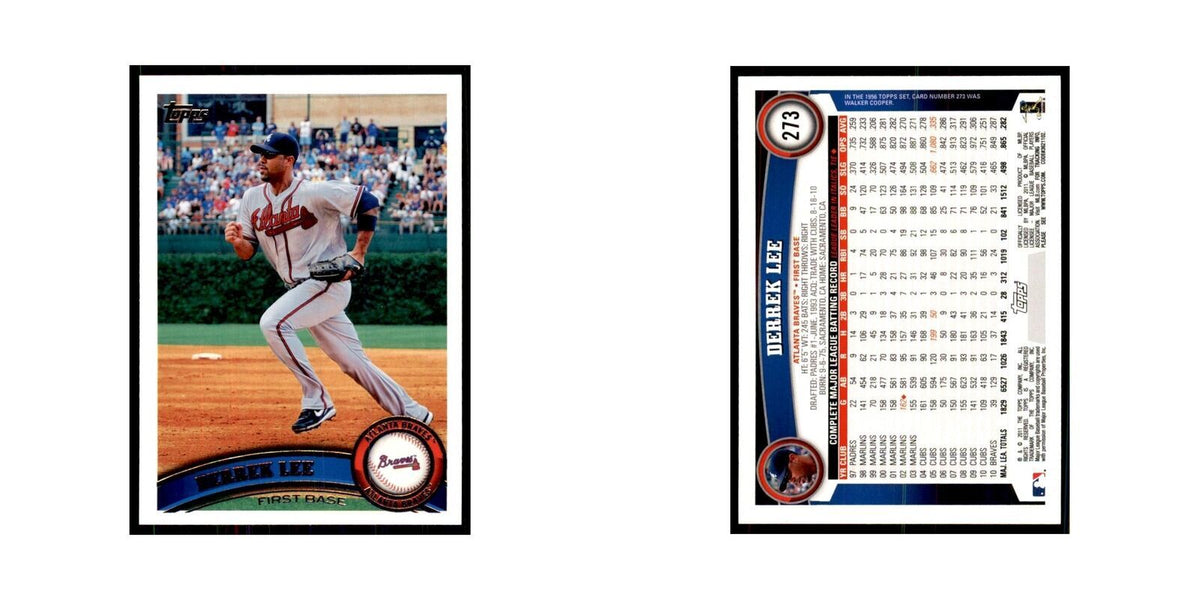 2011 Topps Derrek Lee Baseball Cards #273