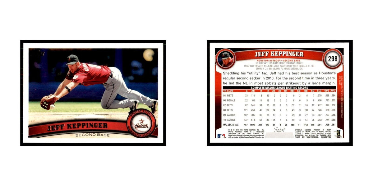 2011 Topps Jeff Keppinger Baseball Cards #298