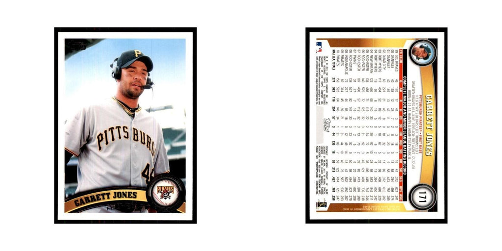 2011 Topps Garrett Jones Baseball Cards #171