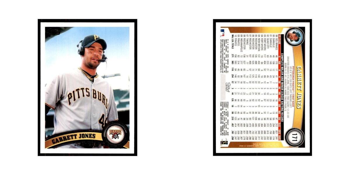 2011 Topps Garrett Jones Baseball Cards #171