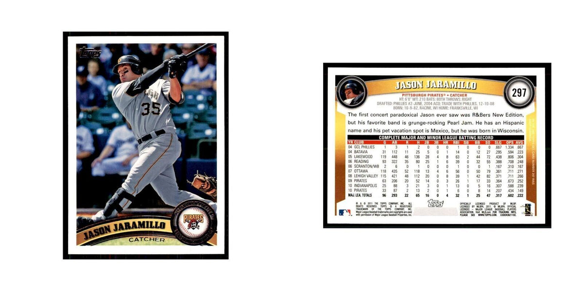2011 Topps Jason Jaramillo Baseball Cards #297